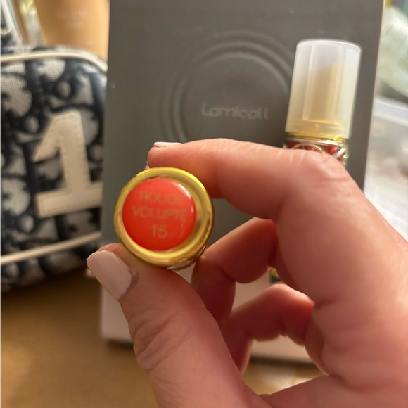 YSL Rouge Volupte Shine Lipsticks 2 of #15 & 1 of #6 Lip Balm - Picture 3 of 4